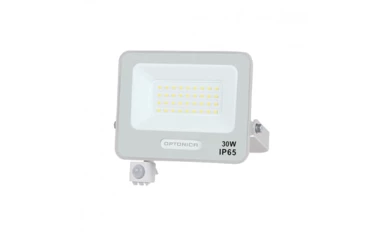 LED SMD reflektor, 30 W, 6000 K, bijelo tijelo, sa senzorom