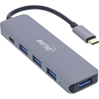INLINE USB čvorište 33271L, sivo