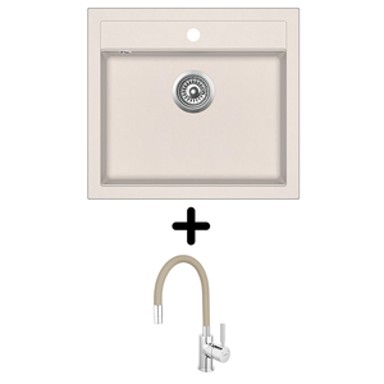SHR Sudoper Quadro SQQ100-W + SHR Flexy, bež