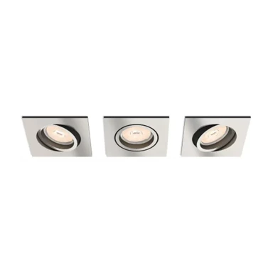 PHILIPS Donegal ugradbena svjetiljka nickel 3xnw 230v