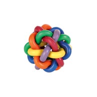 TRIXIE Igračka za pse Pletena šarena lopta 10 cm