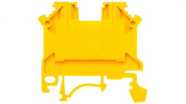 SIMET 2-Žilni konektor za šinu 2,5 mm² žuti novi ZSG 1-2,5Nz