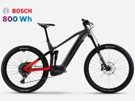 HAIBIKE Električni bicikl AllMtn 4, Eagle 12 brzina, srebrno-crveno-crni, 2026.