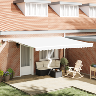 Tenda 450 x 350 cm od tkanine i čelika, bijela