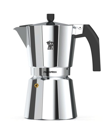 PEZZETTI Moka pot Italexpress, 0,45 l, aluminij, crna