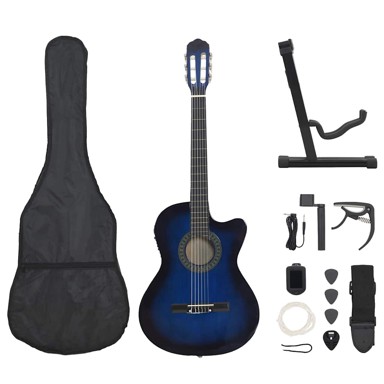Gitara Western, 12-dijelni set, s ujednačivačem i 6 žica