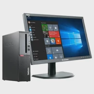 LENOVO Stolno računalo ThinkCentre M710s / Intel Core i3-7100, 8GB, 120GB SSD (obnovljen)