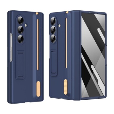 Stražnja maskica za Samsung Galaxy Z Fold 8 Ultra Sa Staklom I Olovkom, plava