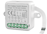 ZIGBEE Pametni prekidač Tuya CH15, s četiri tipke