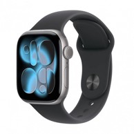 APPLE Pametni sat Watch Series 11 (2025) GPS 42 mm, Space Grey Aluminium/Sport Band (S/M) Black