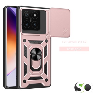CAMSHIELD Pro maskica s magnetnim stalkom za Xiaomi 14T Pink
