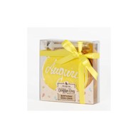 DOGGYEBAG Rođendanska torta za pse žuta, 120 g