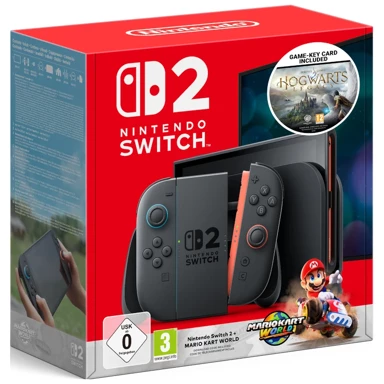 NINTENDO Konzola Switch 2 + Mario Kart World i Hogwarts Legacy, 256 GB