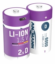 ANSMANN Punjiva D baterija, Li-Ion