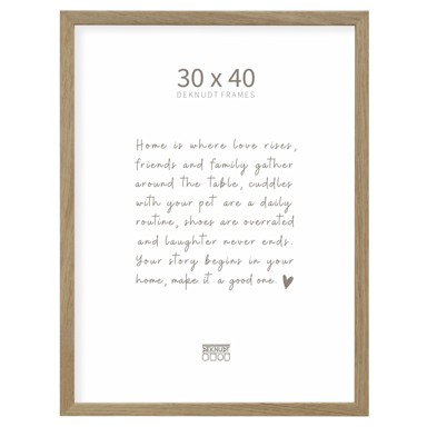 DEKNUDT Okvir za fotografije od masivnog hrasta S47CJ1 30x40