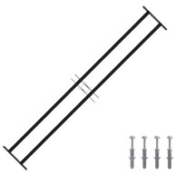 Rešetka za prozor, 176 x 30 cm, crna