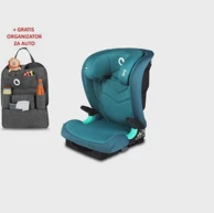 LIONELO Autosjedalica i-Size Neal, isofix 100-150cm, zelena + organizator