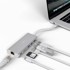 GOOBAY Docking stanica 76788, USB-C, 2x USB-A, 1x USB-C, 1x HDMI, 1x ethernet, 1x SD, sivi