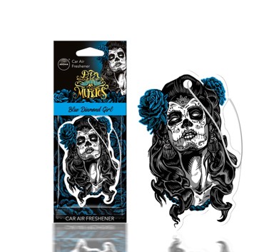 AROMA CAR Osvježivač zraka za auto DIA DE LOS MUERTOS Blue Diamond Girl
