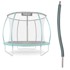 NEO-SPORT Donji stup za trampolin tip C, zeleni, kompatibilan s modelima 252–435 cm