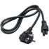 AKYGA Strujni kabel za prijenosno računalo IEC C5 na CEE 7/7, 1 m, crna  