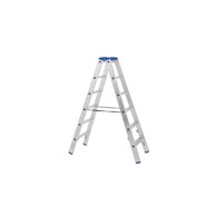 Aluminijske dvostrane step ljestve 2x6 (plavo)