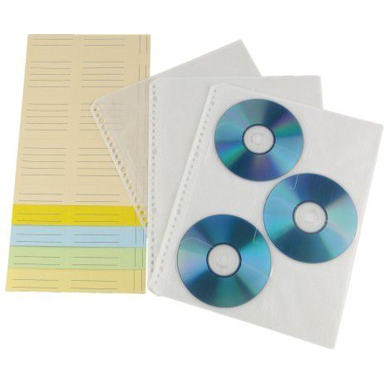 HAMA Indeksne CD-ROM omotnice, 60 diskova, prozirne
