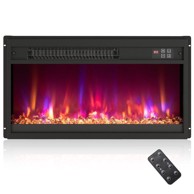 NORTHIX Električni kamin, 23 inča, 1500 W, s daljinskim upravljačem