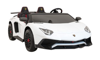 Auto na akumulator LAMBORGHINI Aventador SV, dvosjed, bijeli