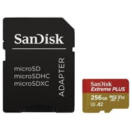 SANDISK Memorijska kartica microSDXC Extreme Plus 256 GB, 200 MB/s, s adapterom