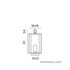 NEW GARDEN Stolna lampa Siroco 30, 30 cm, crna