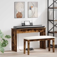 Stalak za klavijaturu, 100x32x64 cm, dimljeni hrast