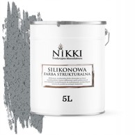 Silikonska strukturna fasadna boja, 5 l, siva RAL 7045