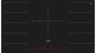 BOSCH Ugradbena ploča PXV901DV1E, indukcijska, 90 cm, 5 zona, serie 8, staklokeramika, crna