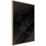 Poster Joined Hands (Black) 30x45