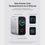 ANKER GaN punjač za laptop, 140W, Gray