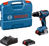 BOSCH Professional Aku udarna bušilica-odvijač GSB 18V-65, 2x 2.0 Ah, punjač, kovčeg