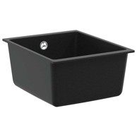 Umivaonik, 370x460 mm, 80% kvarc i 20% smola, crna