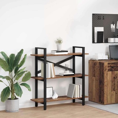 Polica, 100 x 33,5 x 102 cm, konstruirano drvo, staro drvo