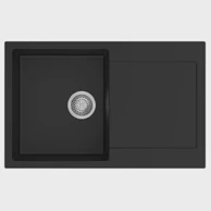 CARYSIL Sudoper Enigma D-100 S, crni