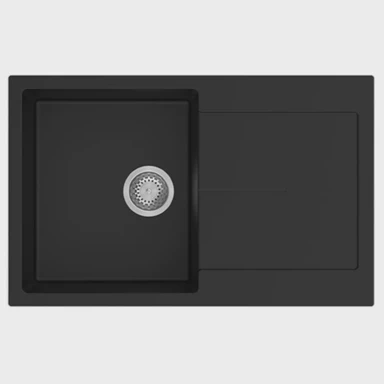 CARYSIL Sudoper Enigma D-100 S, crni