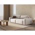 MICADONI HOME Bež sklopiva sofa 247 cm Jodie, 247x107x86 cm