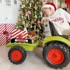 FALK Traktor na pedale Claas s prikolicom