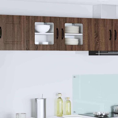 Zidni kuhinjski ormarić s policom 40x31x40 cm, hrast, smeđi  