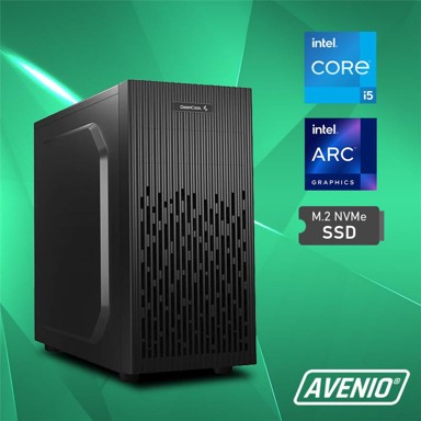 AVENIO Stolno računalo Vector / Intel Core i5-14400F, 16 GB DDR5, 1 TB NVMe SSD, Intel Arc B570 10 GB, Windows 11 Pro