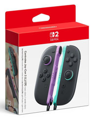 NINTENDO Joy-Con kontroleri za Switch 2, svijetlo ljubičasta, svijetlo zelena