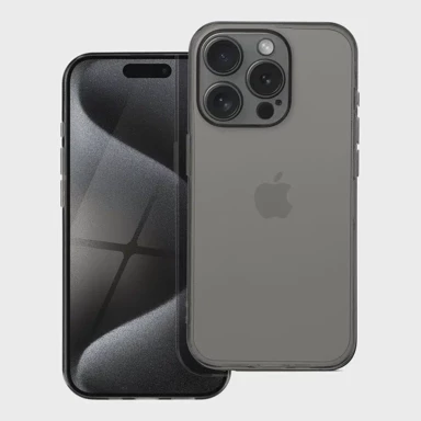 OEM Maska za iPhone 13, crna/prozirna