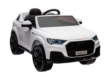 Auto na akumulator Audi Q7, bijeli, lakirani