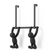 UMBRA Crna plastična vješalica za vrata 22 cm, Buddy