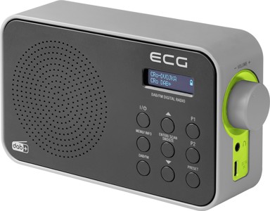 ECG FM radio RD 110 DAB, DAB+, crna